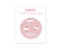 Tutete Adesivo Pequeno para Garrafas e Lancheiras Blossom Birds