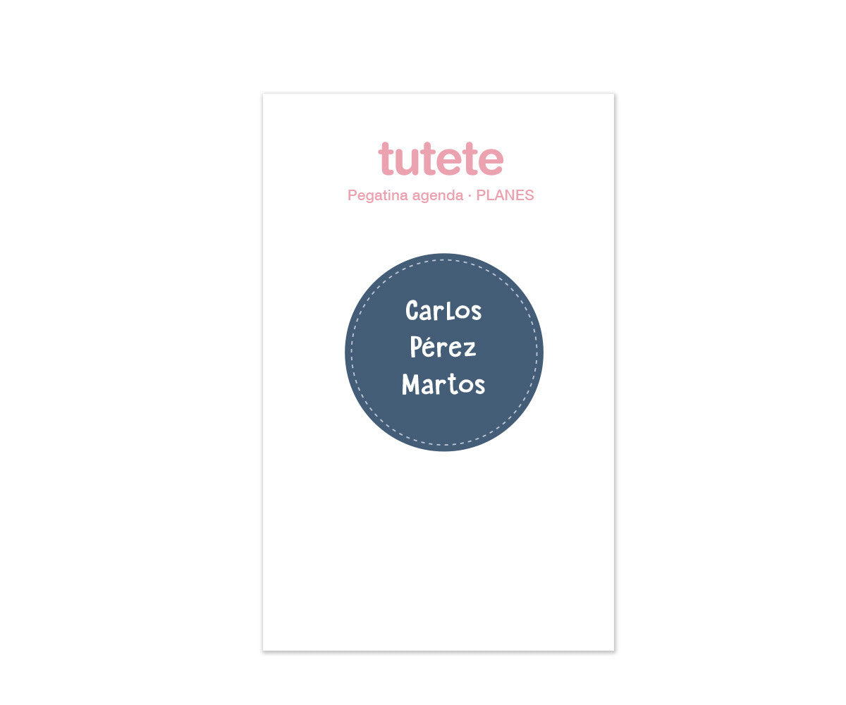 Tutete Agenda de Infantário Planes
