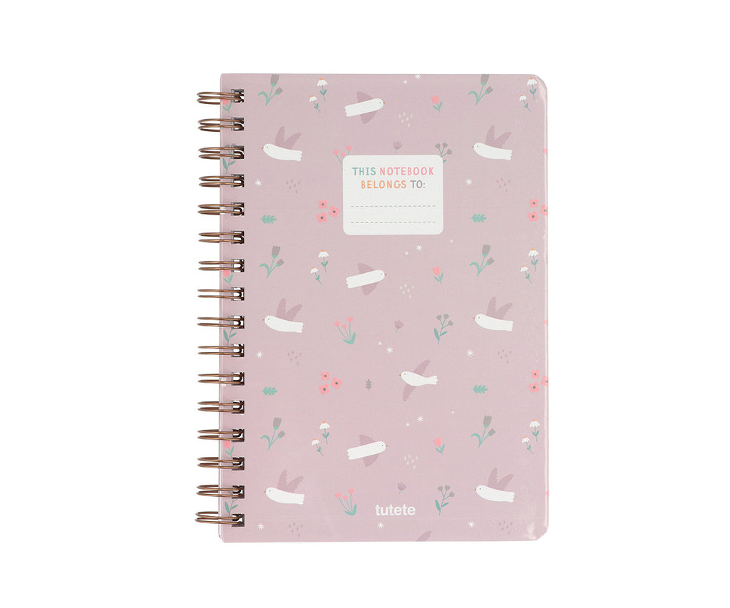 Tutete Caderno Escolar Blossom Birds