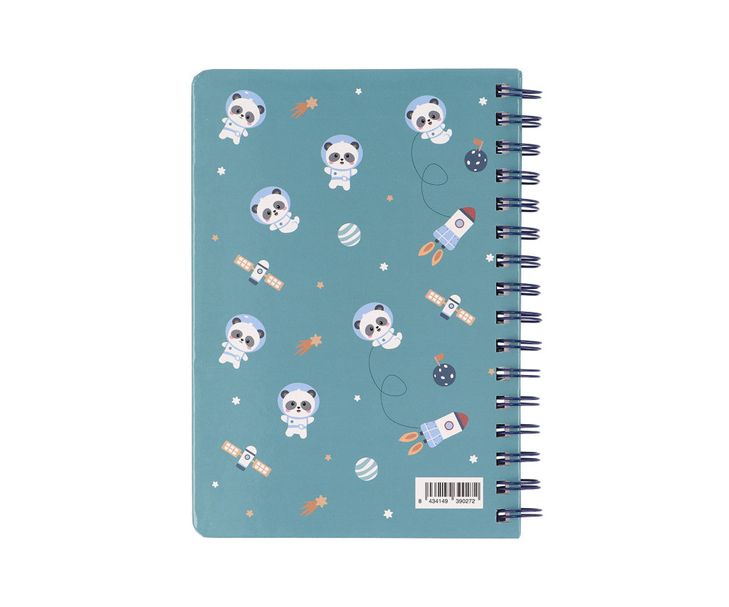 Tutete Caderno Escolar Pandas in Space