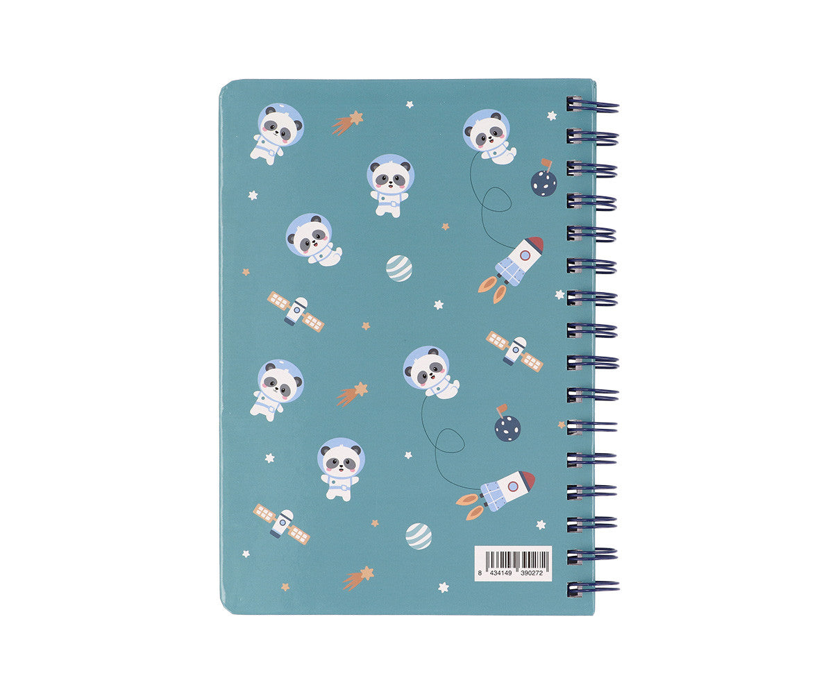 Tutete Caderno Escolar Pandas in Space
