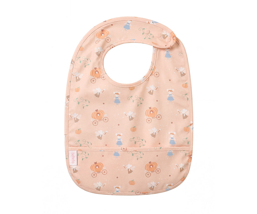 Tutete Babete Impermeável com Bolso Mouse Fairies