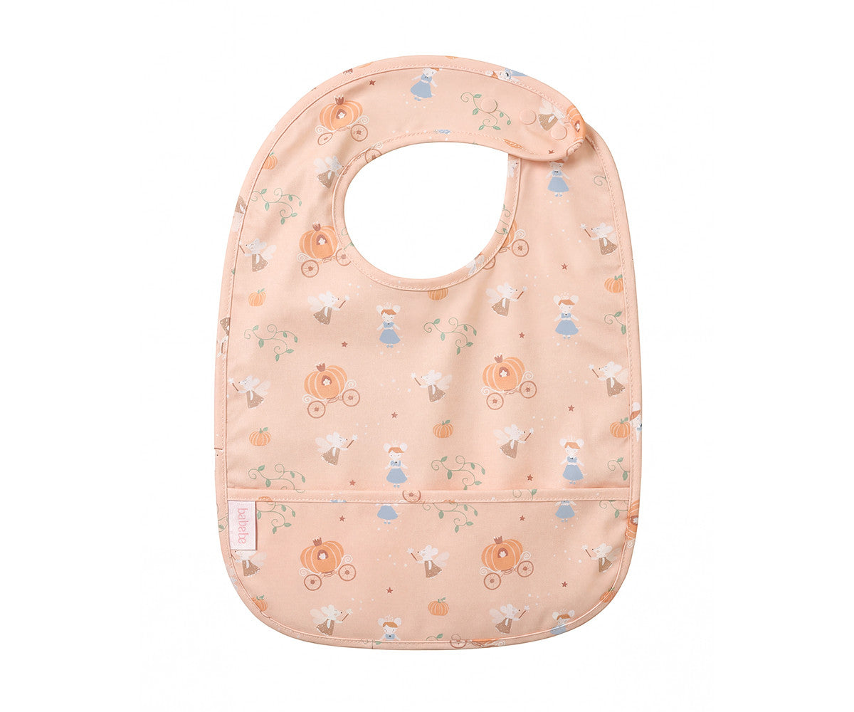 Tutete Babete Impermeável com Bolso Mouse Fairies