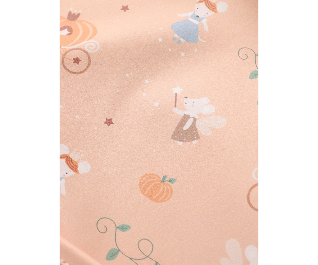 Tutete Babete Impermeável com Bolso Mouse Fairies