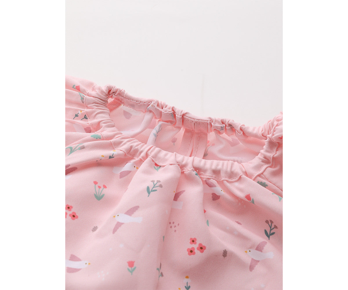 Tutete Bata com Bolso Personalizada Blossom Birds