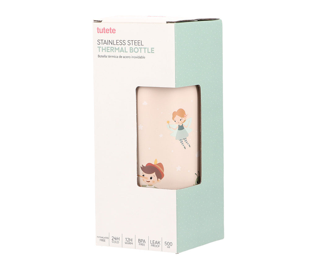Tutete Garrafa Térmica de Aço 500 ml Pinóquio