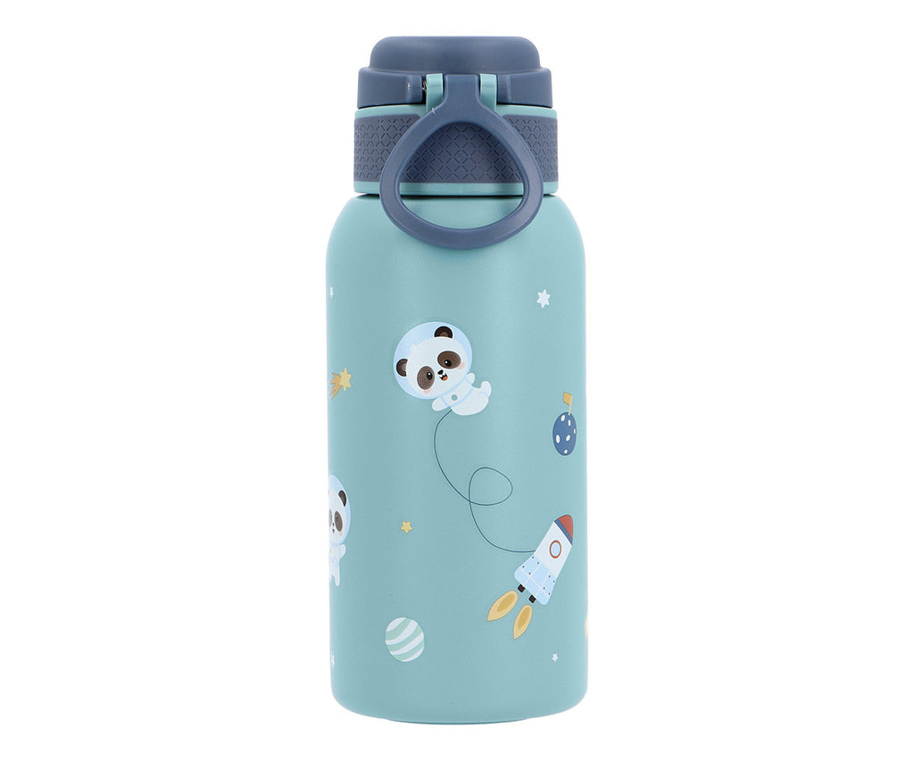 Tutete Garrafa Térmica de Aço 500 ml Pandas in Space