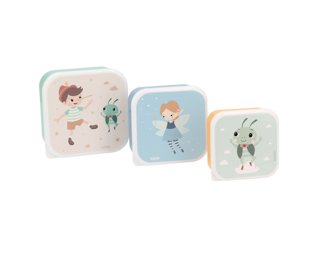 Tutete Pack de 3 Lancheiras Pinóquio