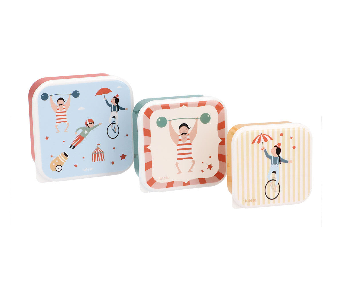 Tutete Pack de 3 Lancheiras Circus Show