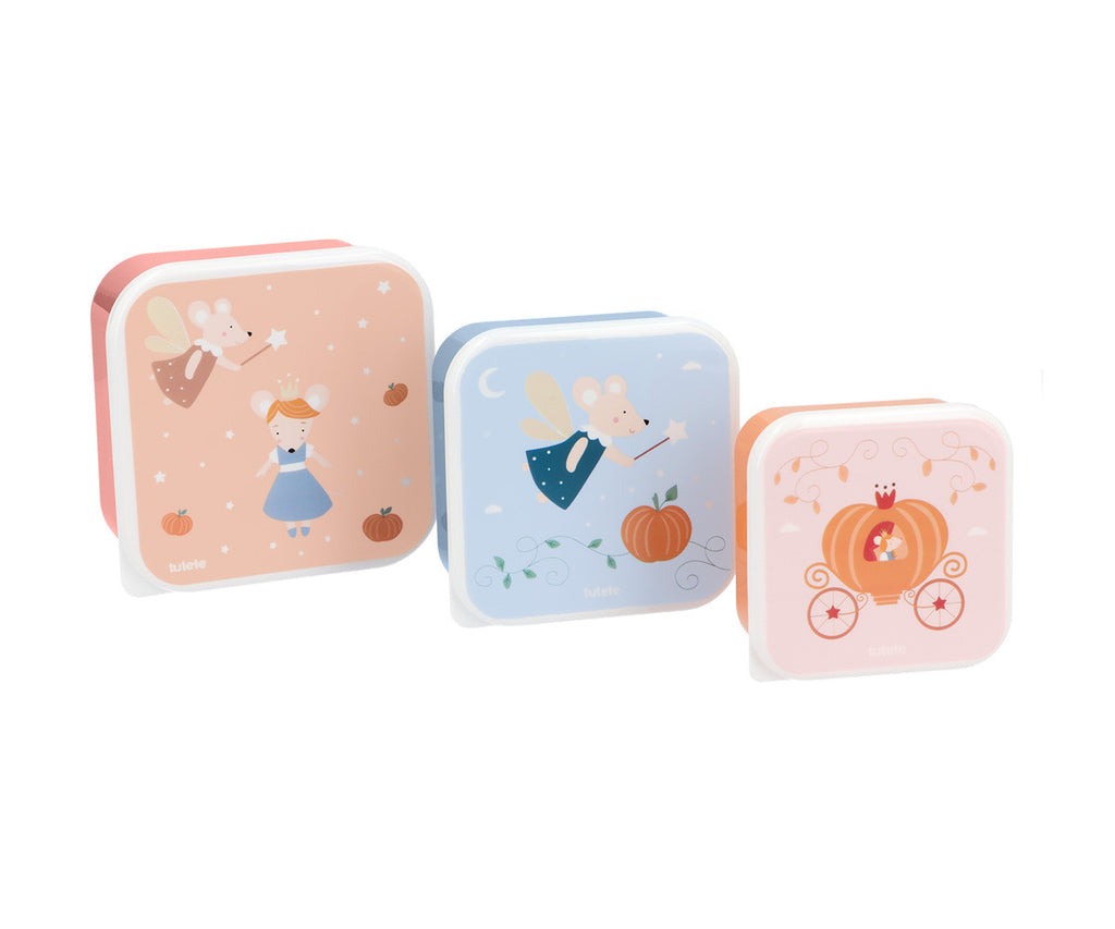 Tutete Pack de 3 Lancheiras Mouse Fairies