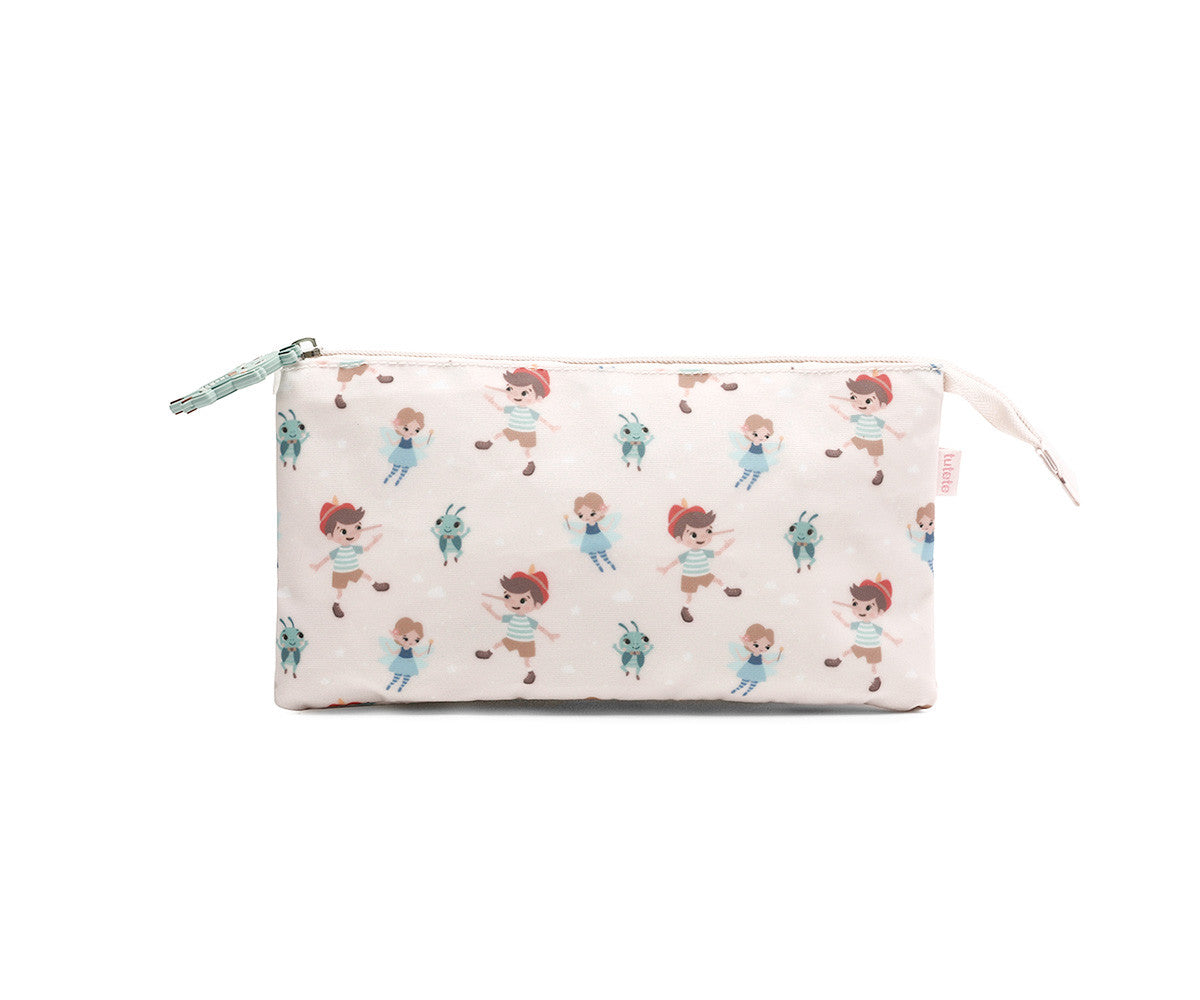 Tutete Estojo com 3 Compartimentos Personalizável Pinóquio