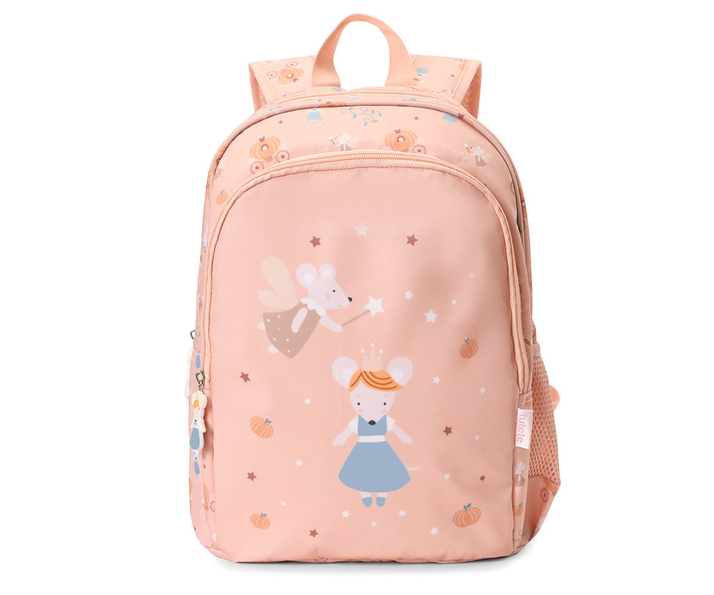 Tutete - Mochila Média + Porta-chaves Personalizável Mouse Fairies