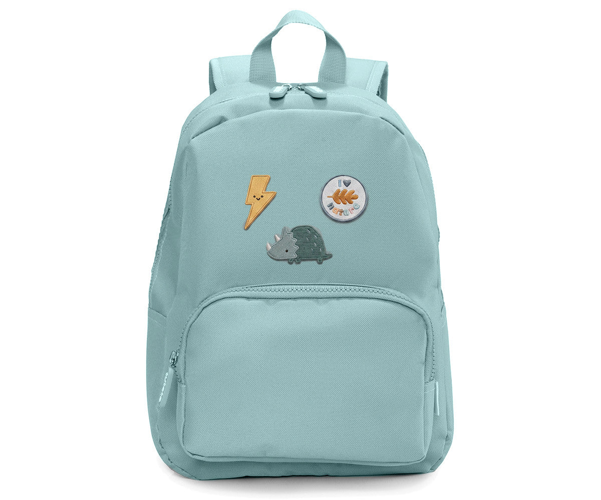 Tutete - Mochila Solid Color Green + 6 Selos Autocolantes Nature