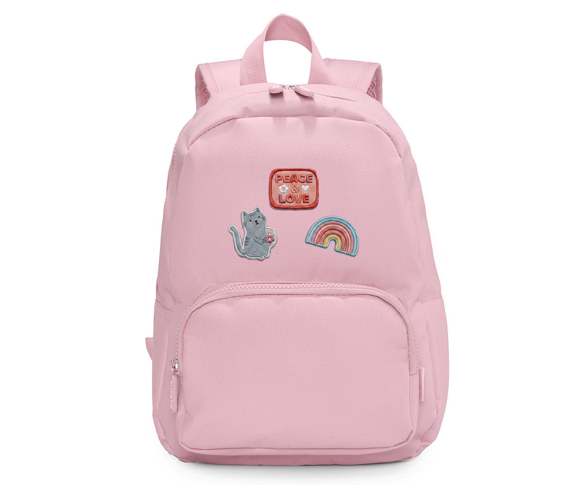 Tutete - Mochila Solid Color Pink + 6 Selos Autocolantes Fantasy
