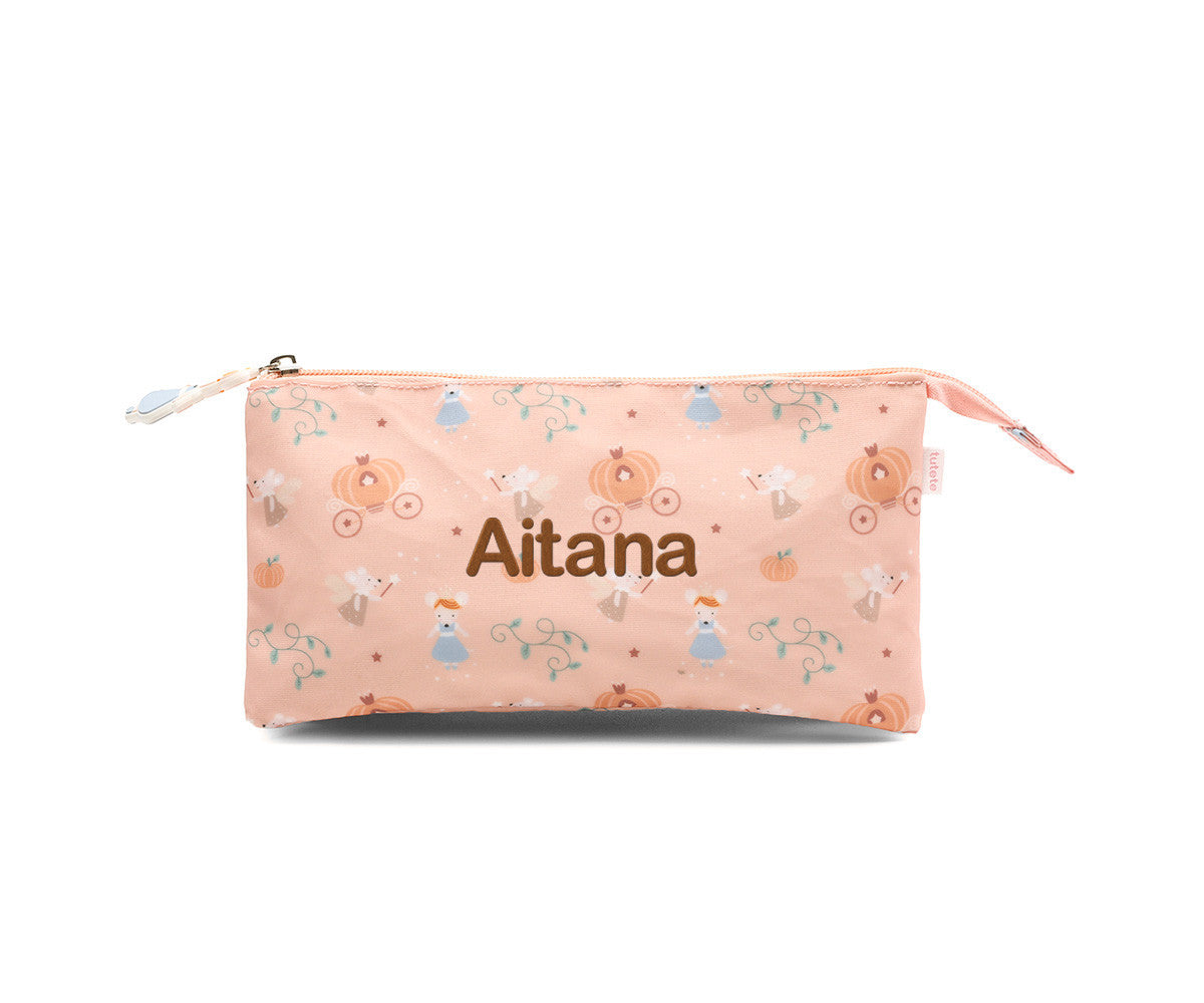 Tutete Estojo com 3 Compartimentos Personalizável Mouse Fairies
