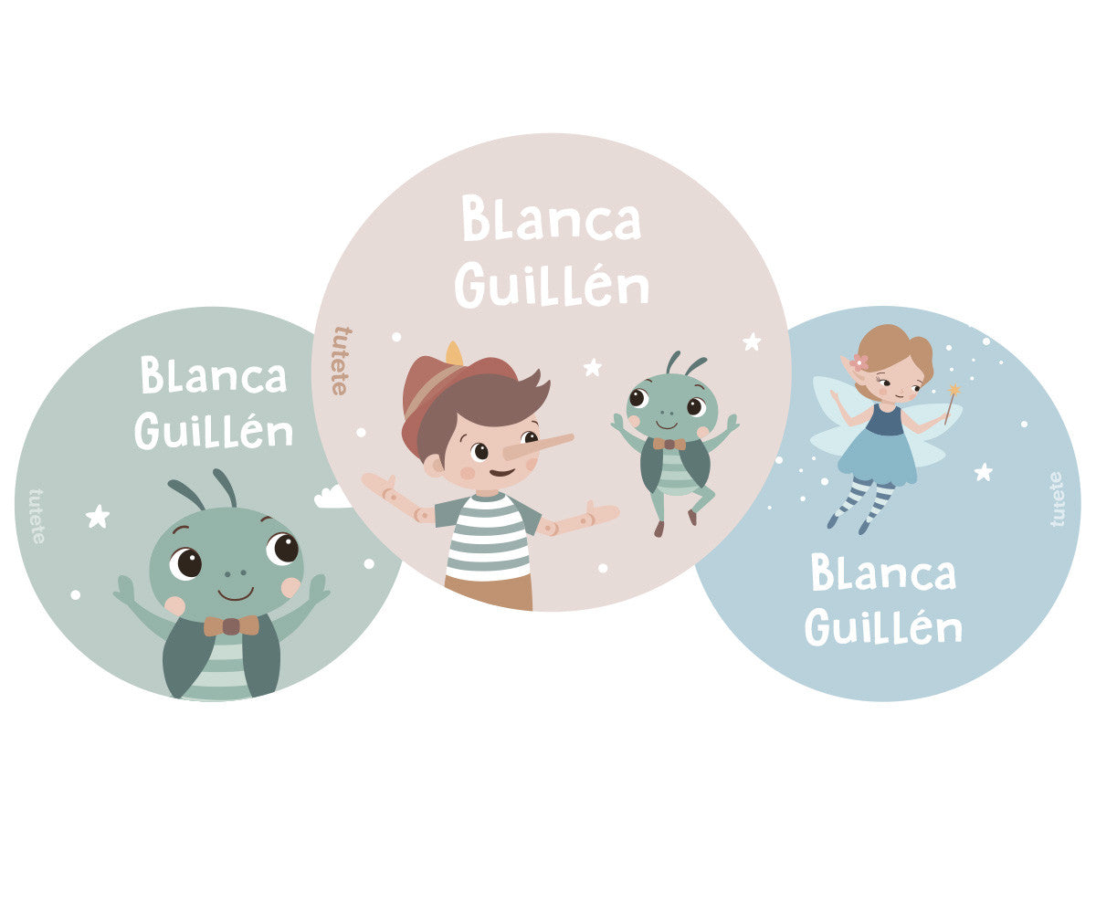 Tutete Pack de 3 Pins Personalizados Pinóquio