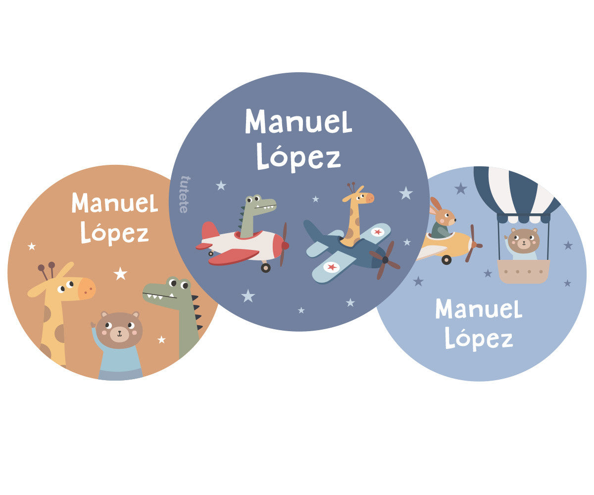Tutete Pack de 3 Pins Personalizados Planes