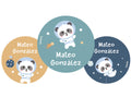 Tutete Pack de 3 Pins Personalizados Pandas in Space