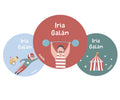 Tutete Pack de 3 Pins Personalizados Circus Show