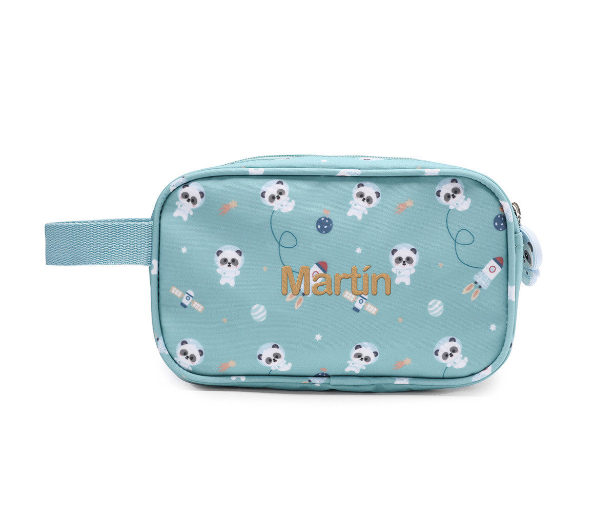 Tutete Bolsa de Higiene Personalizável Pandas in Space