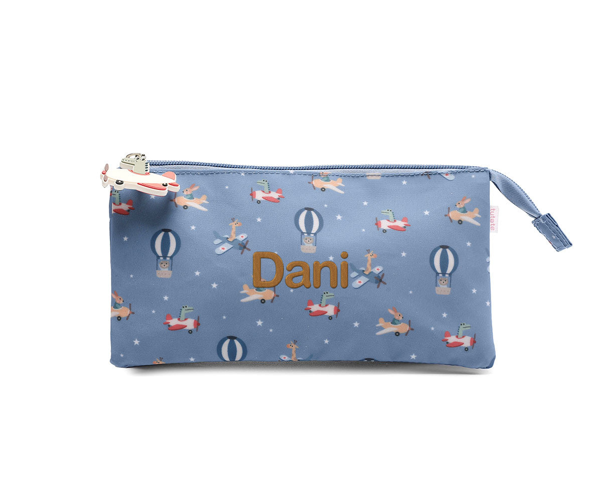 Tutete Estojo com 3 Compartimentos Personalizável Planes