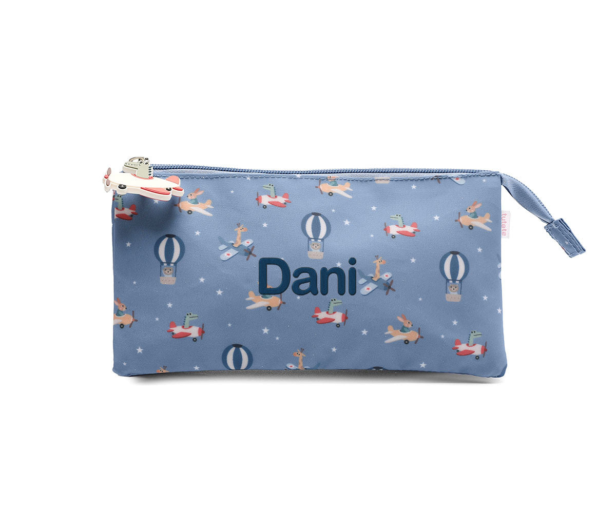 Tutete Estojo com 3 Compartimentos Personalizável Planes
