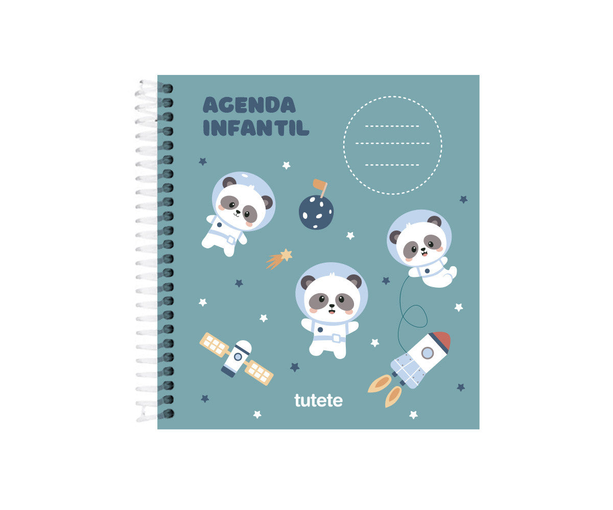 Tutete Agenda de Infantário Pandas in Space