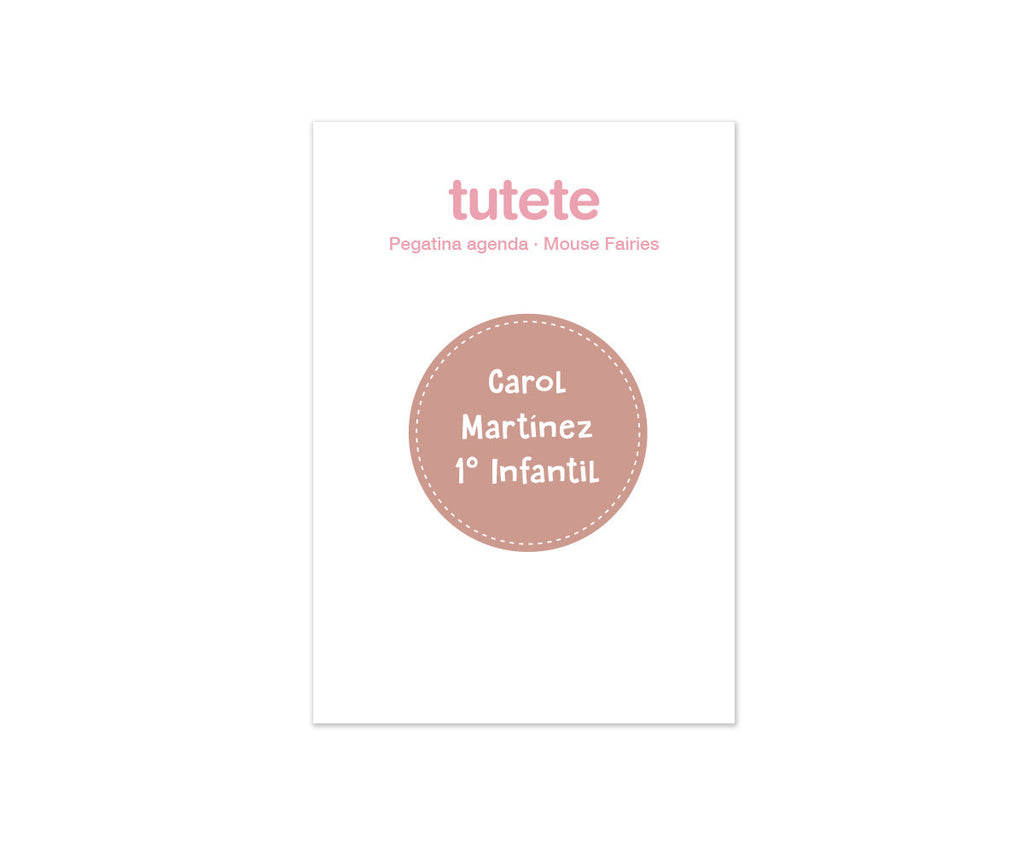 Tutete Agenda de Infantário Mouse Fairies