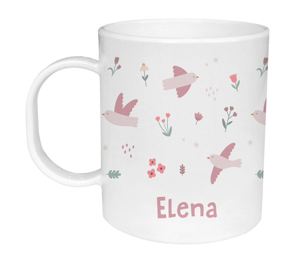 Tutete Chávena de Plástico Personalizada Blossom Birds