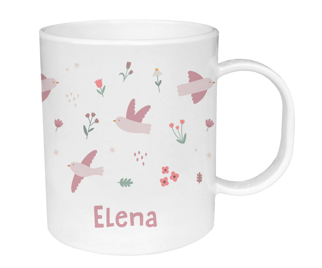 Tutete Chávena de Plástico Personalizada Blossom Birds