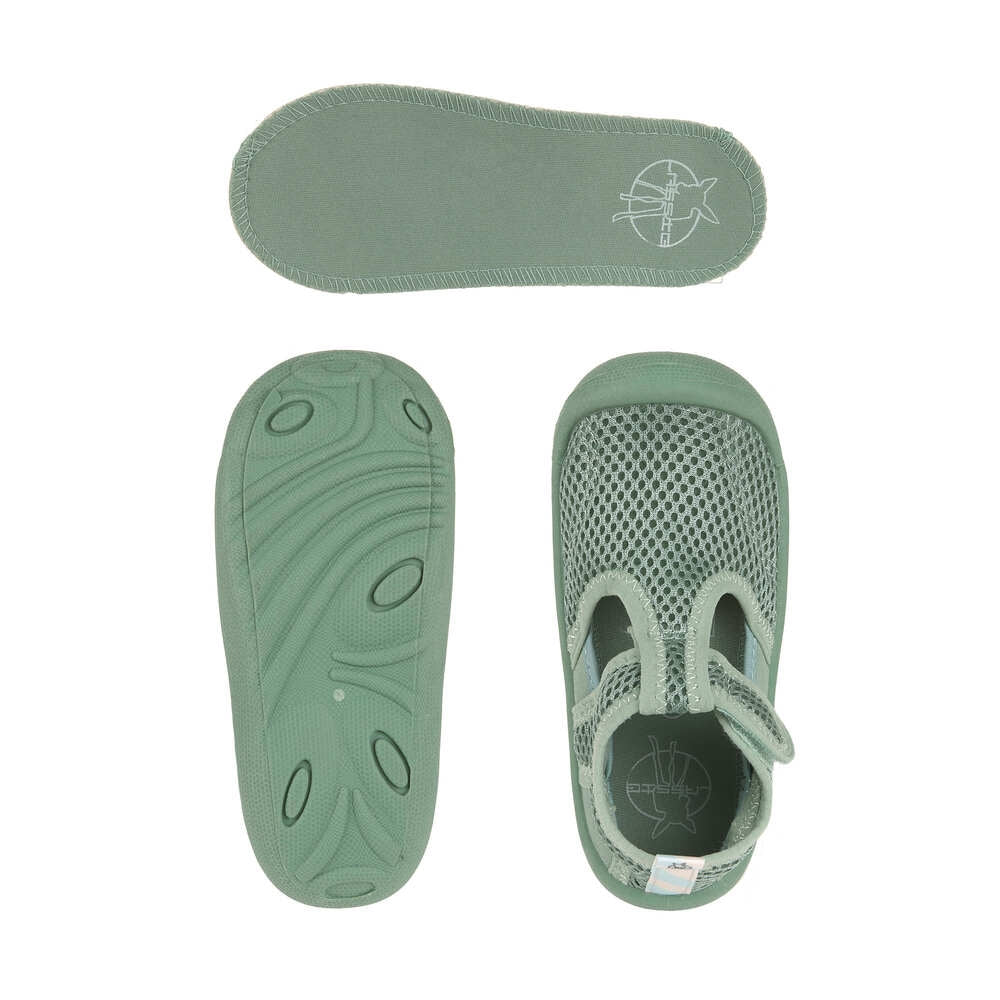 Lassig sandalia Zapatos de Playa/Piscina Green