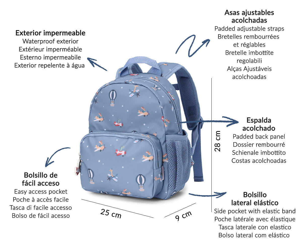 Mochila Tutete Planes