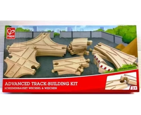 Hape Kit avançado pista em madeira 14 peças