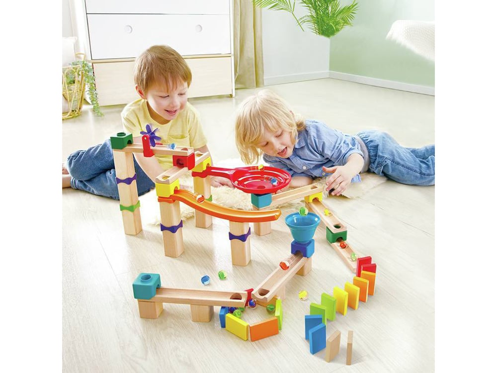 Hape Marble Race with 81 Dominoes