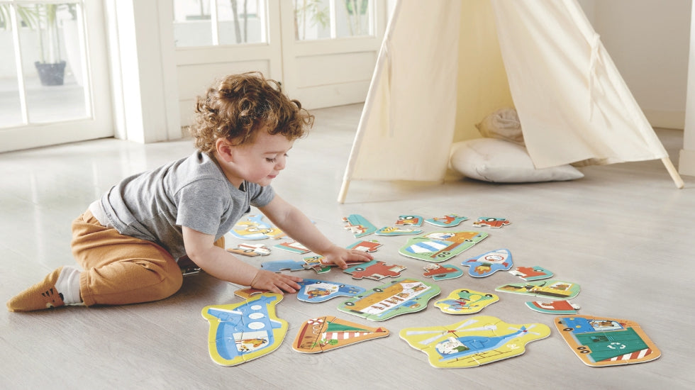 Hape Puzzle Meios de Transporte