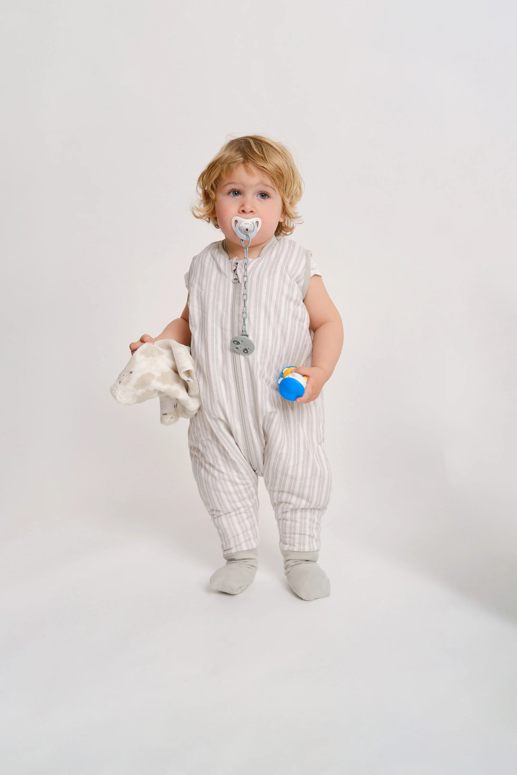 MolisandCo TOG 1.0 Saco de dormir com mangas E meias [Dawn stripes]