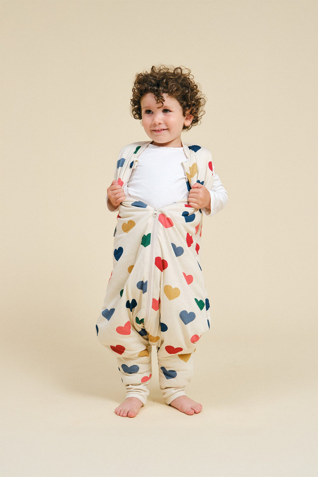 MolisandCo TOG 2.5 Saco de dormir com pés Hearts