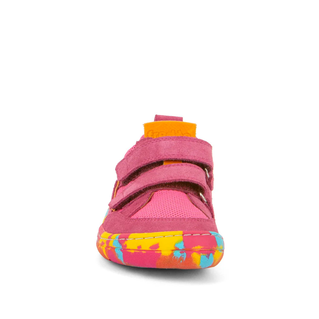 Froddo Barefoot Leather & Mesh Sneaker (Fuchsia) Kid *Arriving in February