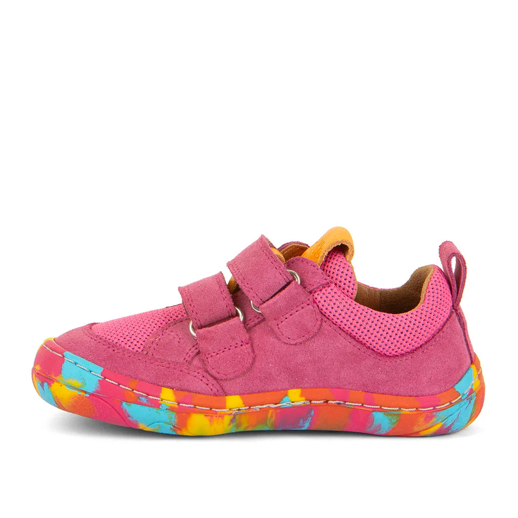 Froddo Barefoot Leather & Mesh Sneaker (Fuchsia) Kid *Arriving in February