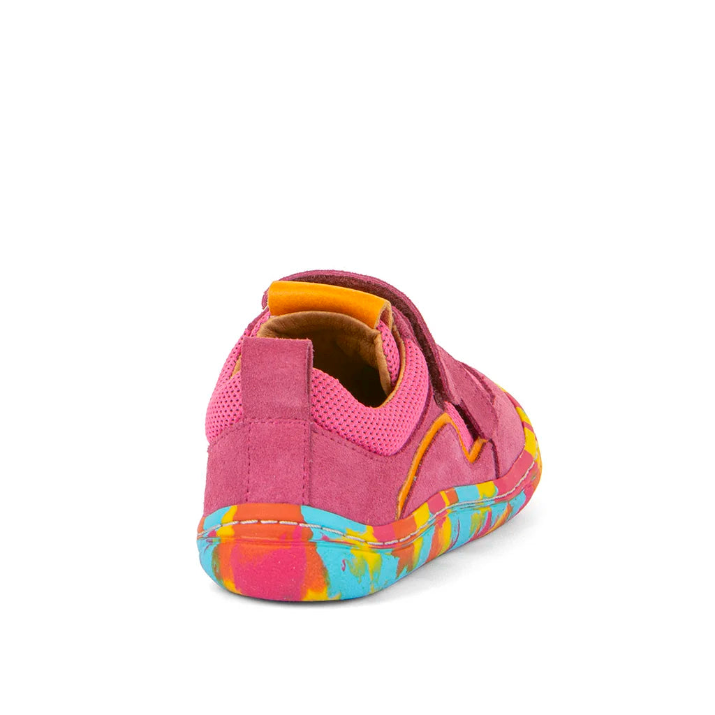Froddo Barefoot Leather & Mesh Sneaker (Fuchsia) Kid *Arriving in February