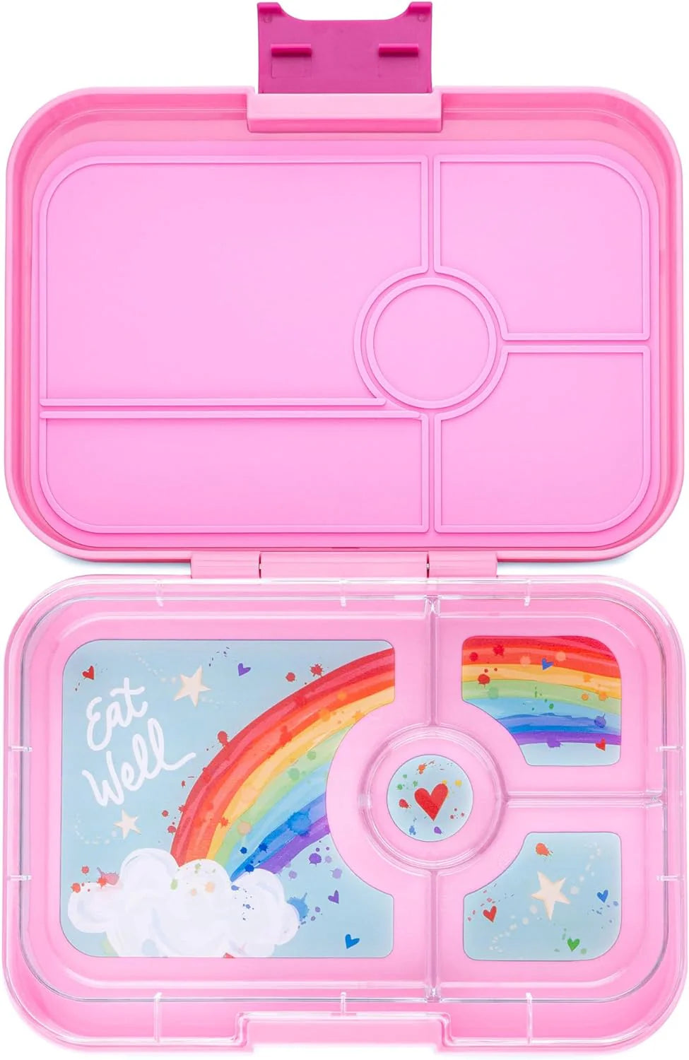 Yumbox Lancheira com 3 compartimentos Power Pink Rainbow