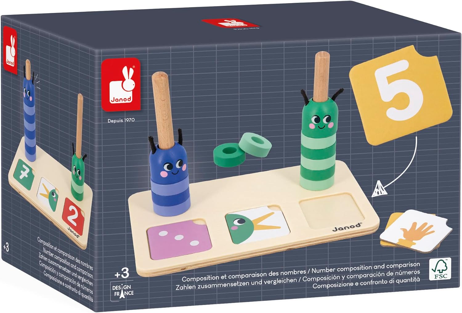 Janod Jogo de Matemática para comparação de números