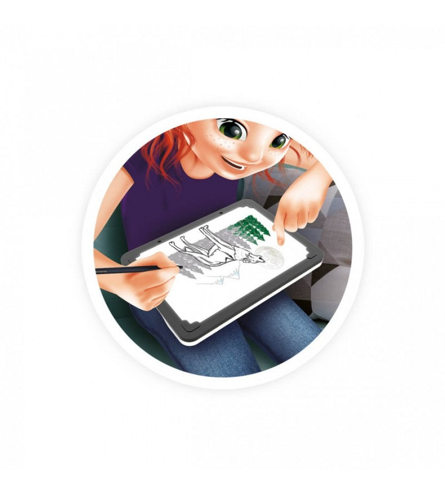 Buki Estudio Profesional Tablet con luz 3 en 1 