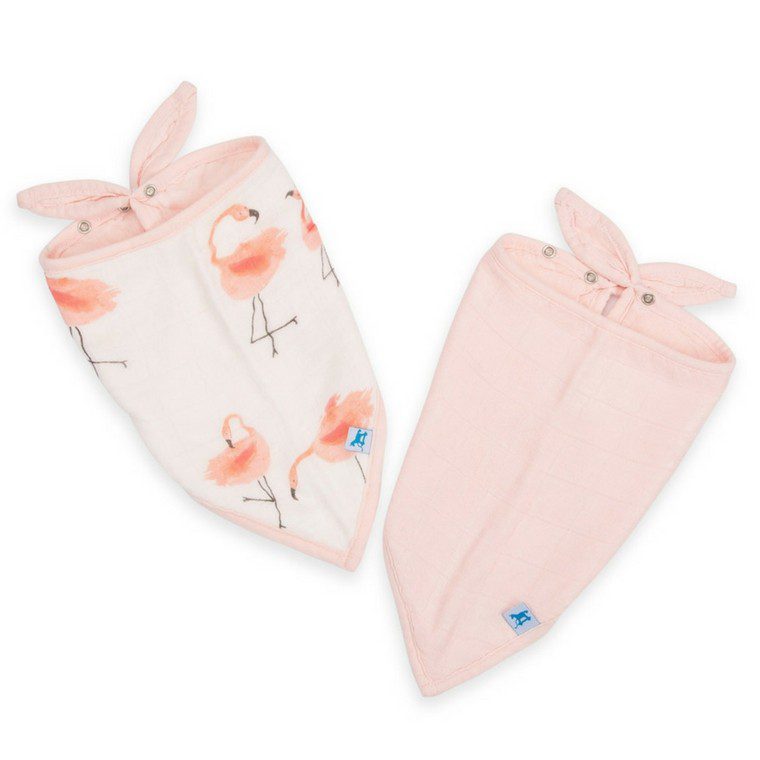 Little Unicorn Conjunto 2 babetes 100% bambu Pink Ladies