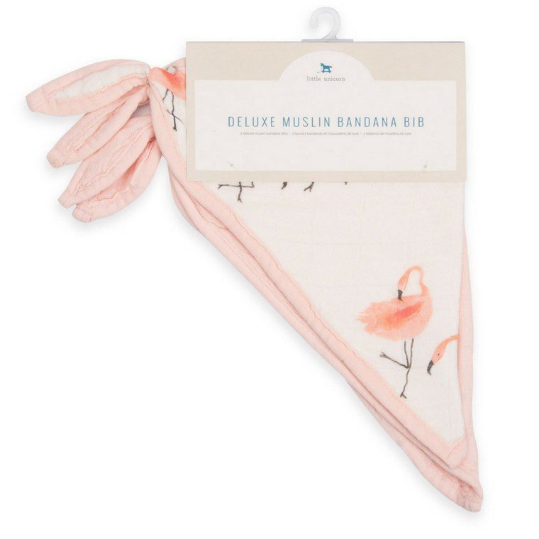 Little Unicorn Conjunto 2 babetes 100% bambu Pink Ladies