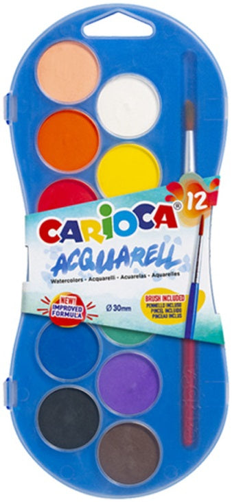 CARIOCA Caixa de Aguarelas com pincel