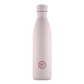 Garrafa Térmica Cool Bottles Pastel Pink 750ml, cor rosa pastel, design elegante e minimalista.