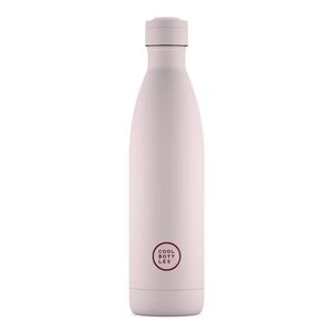 Garrafa Térmica Cool Bottles Pastel Pink 750ml, cor rosa pastel, design elegante e minimalista.