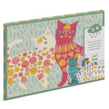 Caixa do kit de colagens Djeco Gatinhos da Elodie, com dois gatinhos grandes decorados e a indicação de idade 3-6.