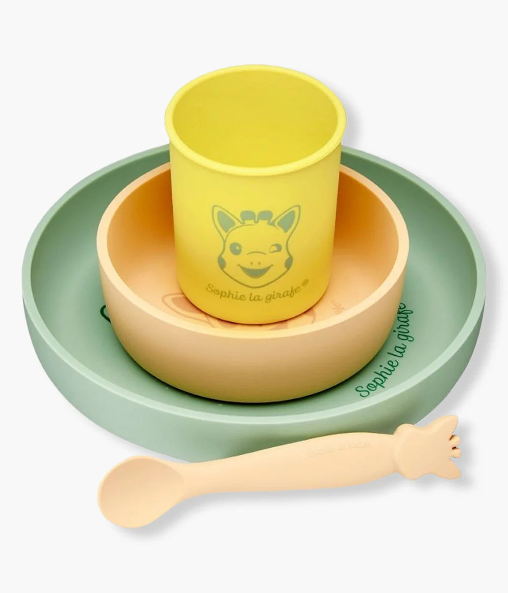 Sophie la Girafe - 4-Piece Mealtime Set